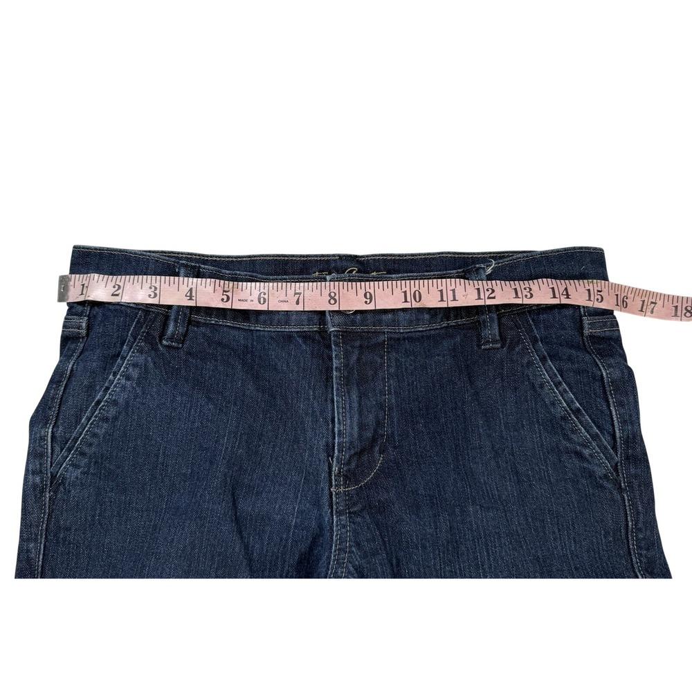 Old Navy The Flirt Mid-Rise Straight Leg Jeans Dark Wash Blue Size 6 Regular - Picture 7 of 9